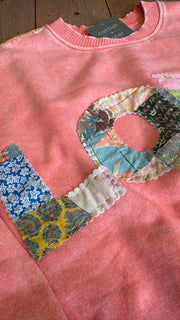 LOVE Quilt Hand-Stitched Sweatshirt (3)