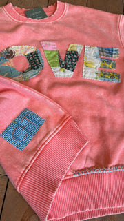 LOVE Quilt Hand-Stitched Sweatshirt (3)