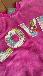 LOVE Quilt Hand-Stitched Sweatshirt (2)
