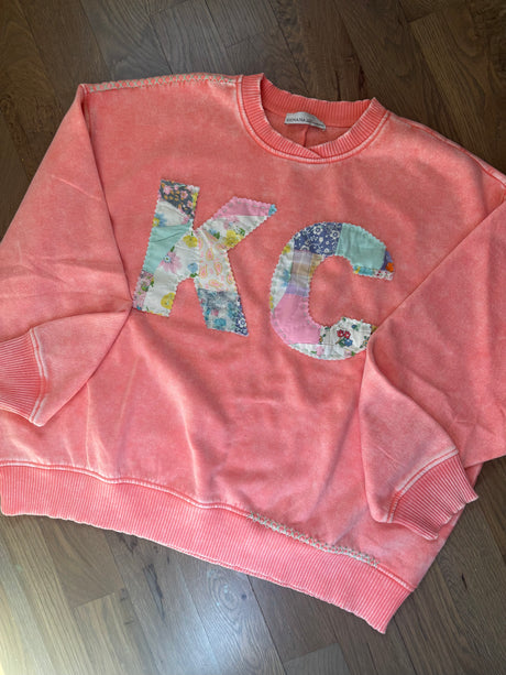 KC Quilt Hand-Stitch Slouch Sweatshirt (11)