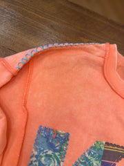 (79) KC Quilt Hand-Stitch Split Hem FTerry Sweatshirt (S/M)
