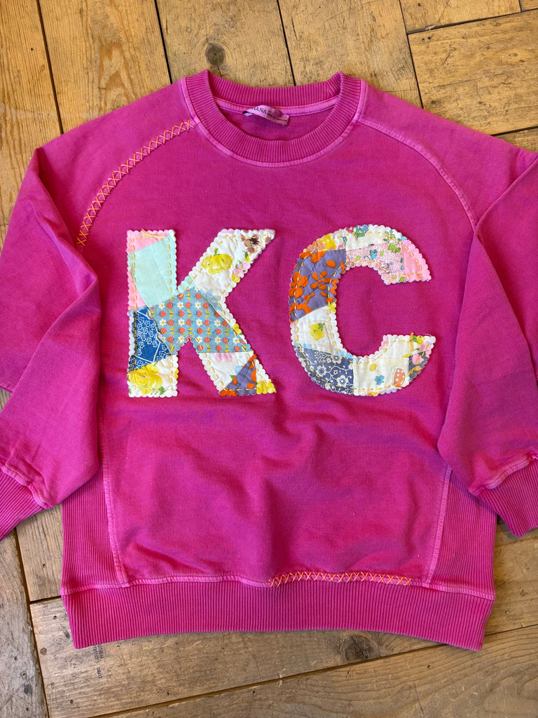 KC Quilt Hand-Stitch Lt Wt Sweatshirt (24) - Medium
