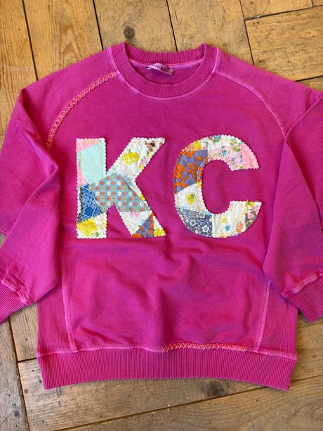 KC Quilt Hand-Stitch Lt Wt Sweatshirt (24) - Medium