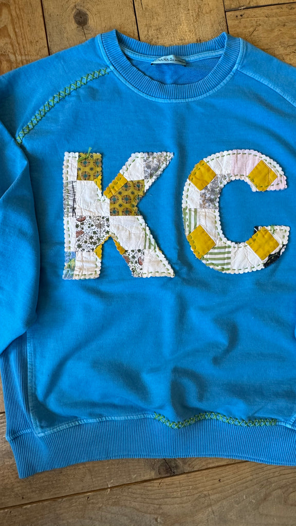 KC Quilt Hand-Stitch Lt Wt Sweatshirt (23) - Medium