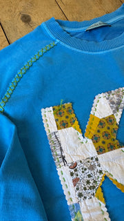 KC Quilt Hand-Stitch Lt Wt Sweatshirt (23) - Medium