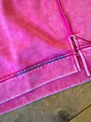 KC Quilt Hand-Stitch Split Hem Sweatshirt (27) - Small