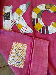 KC Quilt Hand-Stitch Split Hem Sweatshirt (27) - Small