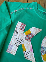 KC Quilt Hand-Stitch Lt Wt Sweatshirt (22) - Large
