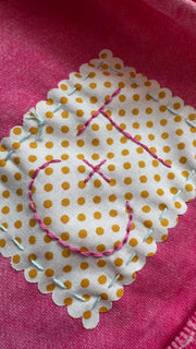 LOVE Quilt Hand-Stitch Split Hem Swtshirt (34) - Large