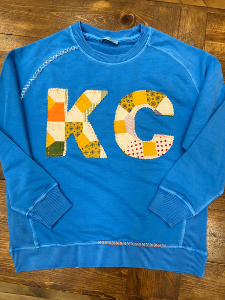 KC Quilt Hand-Stitch Lt Wt Sweatshirt (39) - Large