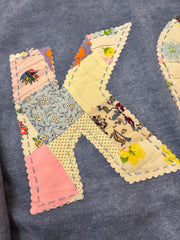 KC Quilt Hand-Stitch Slouch Sweatshirt (35) - Sm/Med