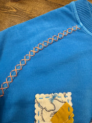 KC Quilt Hand-Stitch Lt Wt Sweatshirt (43) Medium