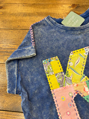 KC Quilt Hand-Stitch Cuff Slv Tee (52) - Medium