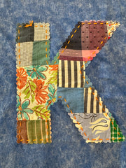 KC Quilt Hand-Stitch Cuff Slv Tee(54)-Medium