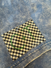 KC Quilt Hand-Stitch Cuff Slv Tee(54)-Medium