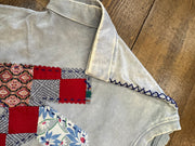 KC Quilt Hand-Stitch Cuff Slv Tee(55)-Small