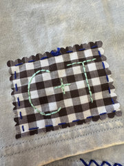 KC Quilt Hand-Stitch Cuff Slv Tee(55)-Small