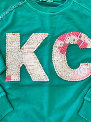 KC Quilt Hand-Stitch Lt Wt Sweatshirt (62) Small