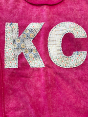 KC Quilt Hand-Stitch Split Hem Sweatshirt (61) Small