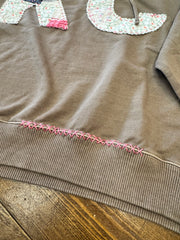 KC Quilt Hand-Stitch French Terry Hoodie (59)Large