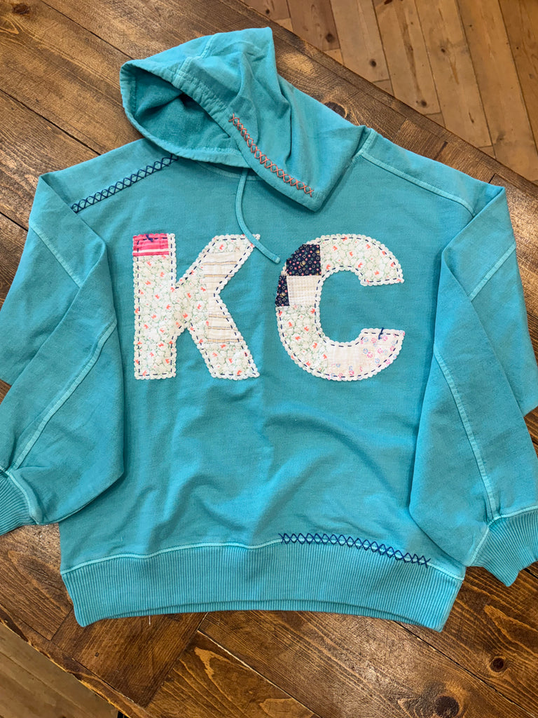 KC Quilt Hand-Stitch French Terry Hoodie (58)-Small