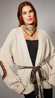 Embroidered Horse Shoe Cardigan