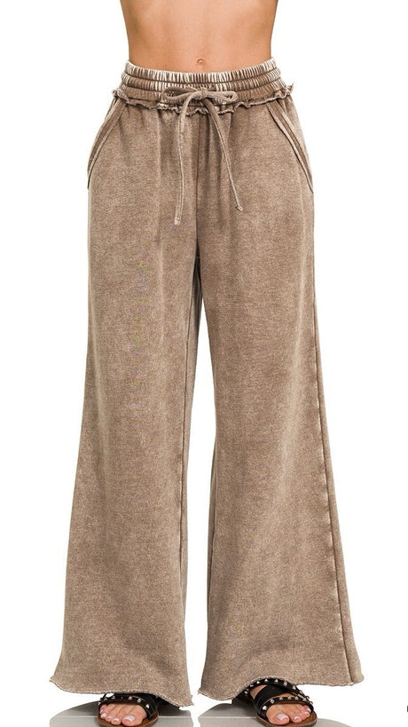 Mineral Fleece Wide Leg Sweatpants