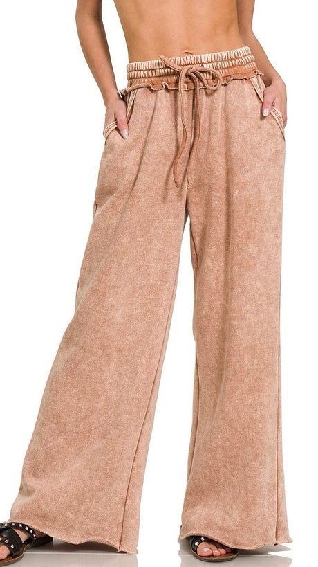 Mineral Fleece Wide Leg Sweatpants
