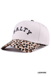 SALTY Leopard Print Cap
