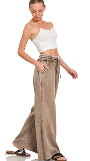 Mineral Fleece Wide Leg Sweatpants