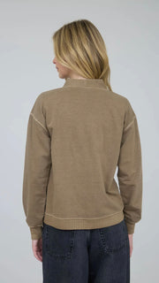 Mineral Washed Knit Cardigan