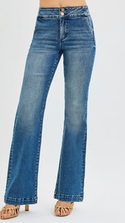 Slash Pocket Stretch Bootcut Jean
