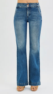 Slash Pocket Stretch Bootcut Jean