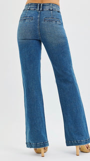 Slash Pocket Stretch Bootcut Jean