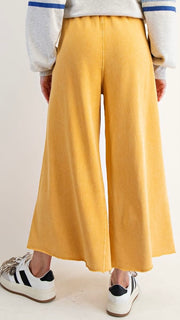 New Basic Mineral Patch Pkt Wide Leg Pant