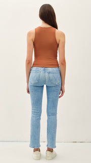 Double Knit Round Neck Tank Top