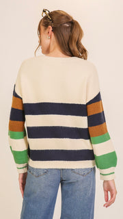 Colorblock Stripe Sweater