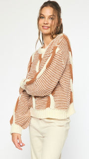 Jumbo Cable Knit Sweater