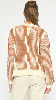 Jumbo Cable Knit Sweater