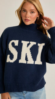 SKI Mock Neck Sweater
