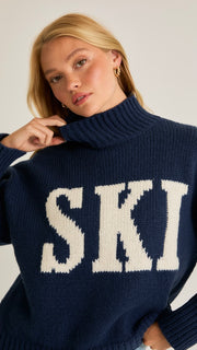 SKI Mock Neck Sweater