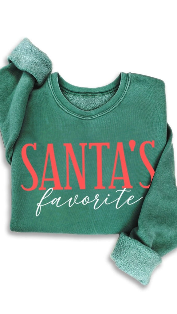 Santa’s Favorite Mineral Sweatshirt
