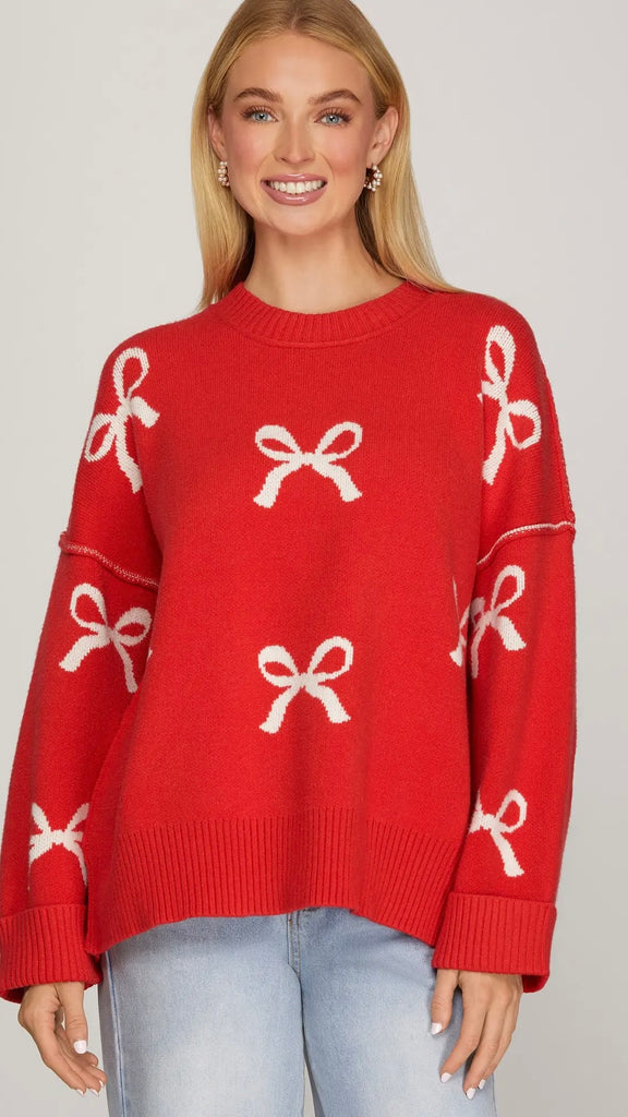 Oversized Bow Sweater