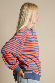 Striped French Terry Sweatshirt
