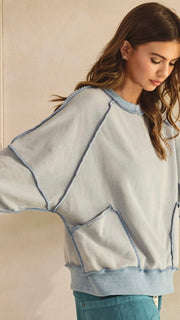 Mineral Reverse Seam Patch Pkt Top