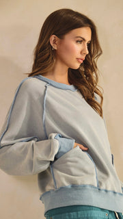 Mineral Reverse Seam Patch Pkt Top