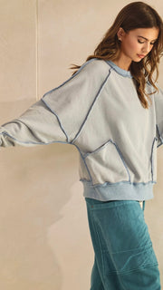 Mineral Reverse Seam Patch Pkt Top