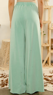 Patch Pkt Mineral Wash Knit Pants