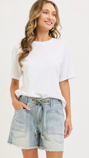 Patch Pocket Barrel Shorts