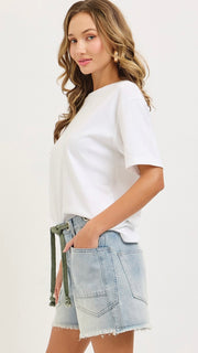 Patch Pocket Barrel Shorts